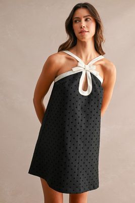 Sweet Keyhole Mini Dress