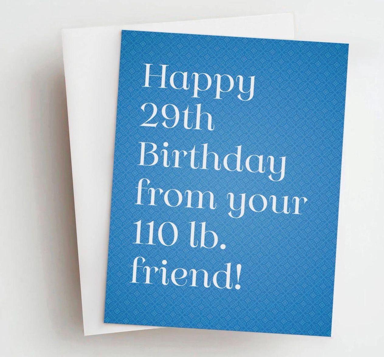 110lb Friend Card
