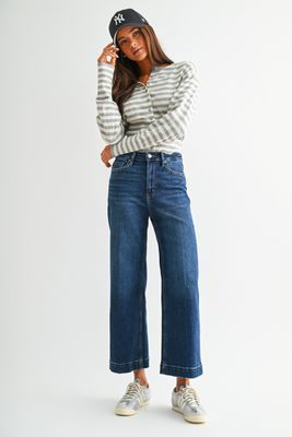 Firefly Hi Rise Trouser Hem Jean