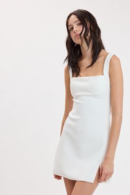 Classic Style Dress-Wht