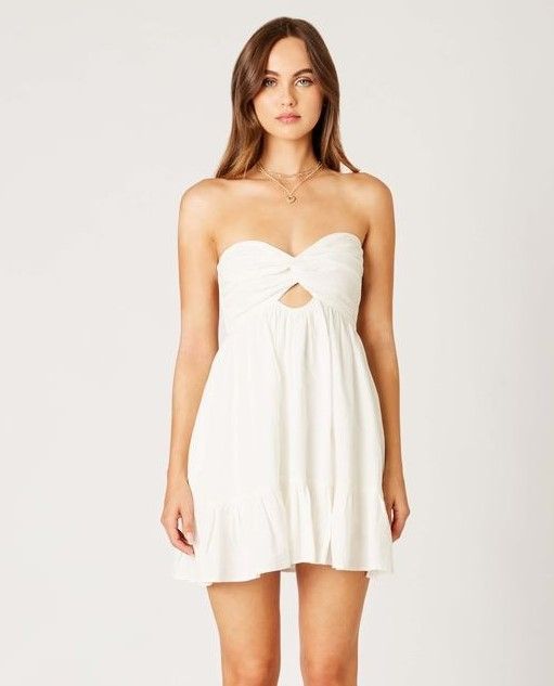 White Mini Romper