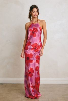 Hibiscus Bloom Silky Maxi