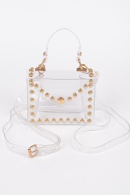 Studded Mini Game Day Bag