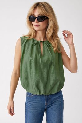Juniper Tie Top-Green