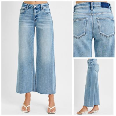 Maddi Mid Rise Wide Leg