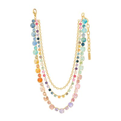 Rainbow Layered Necklace