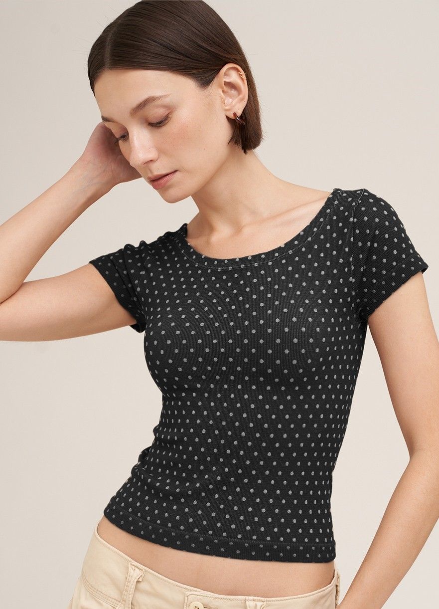Dotty Tee-Blk