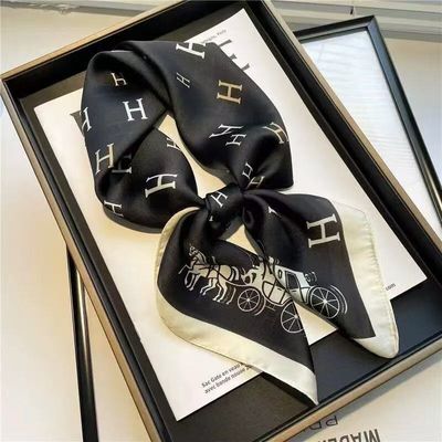 Black H Scarf