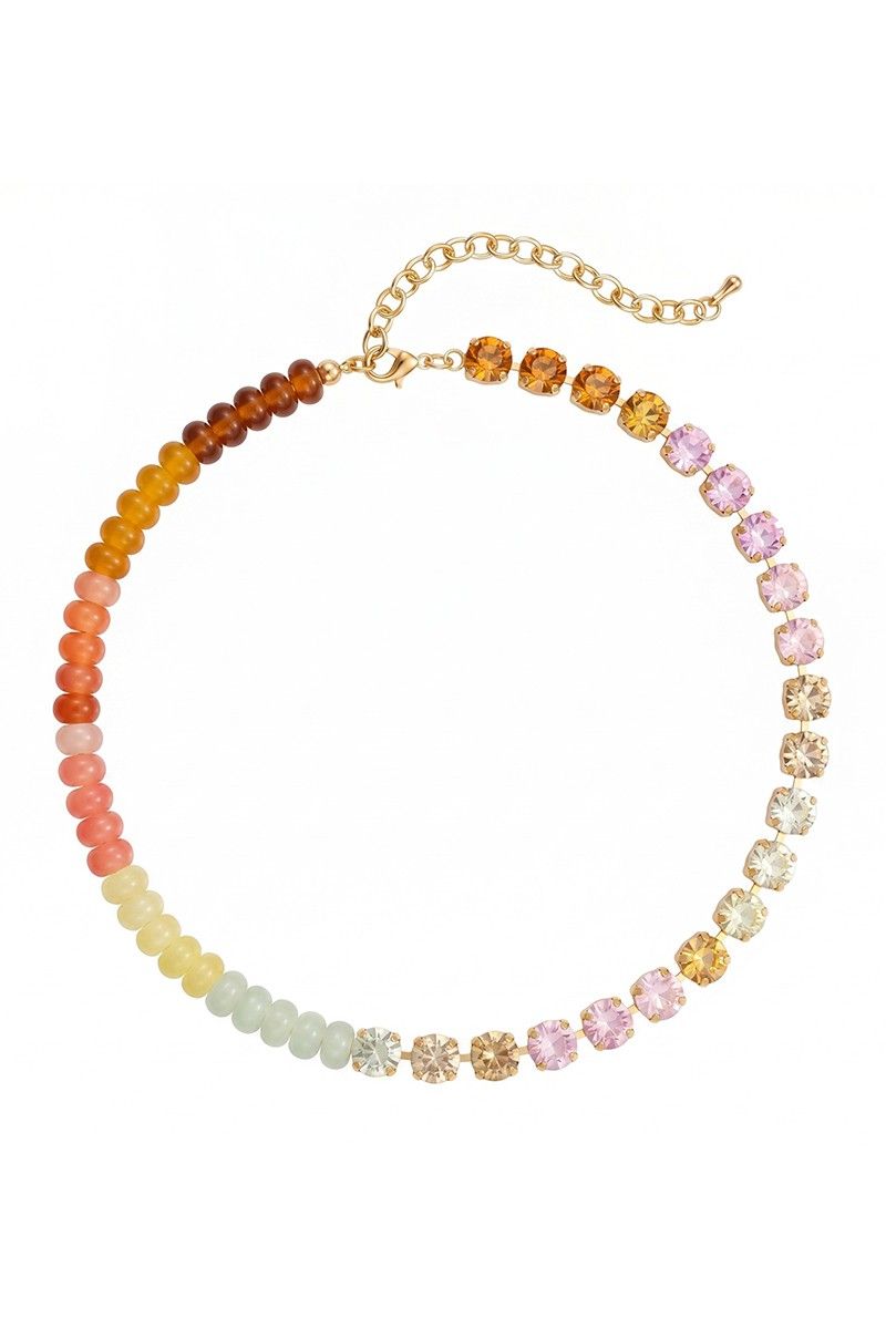 Gem &amp; Bead Necklace