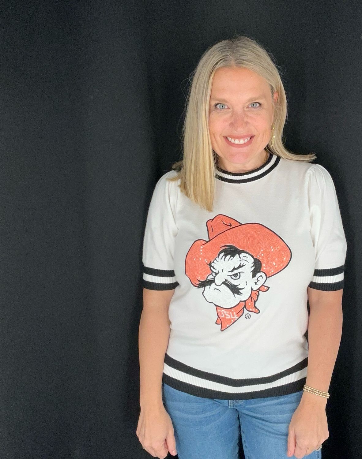 OSU Sequin Varsity Sweater