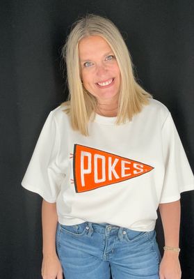 OSU Chenille Pennant Top