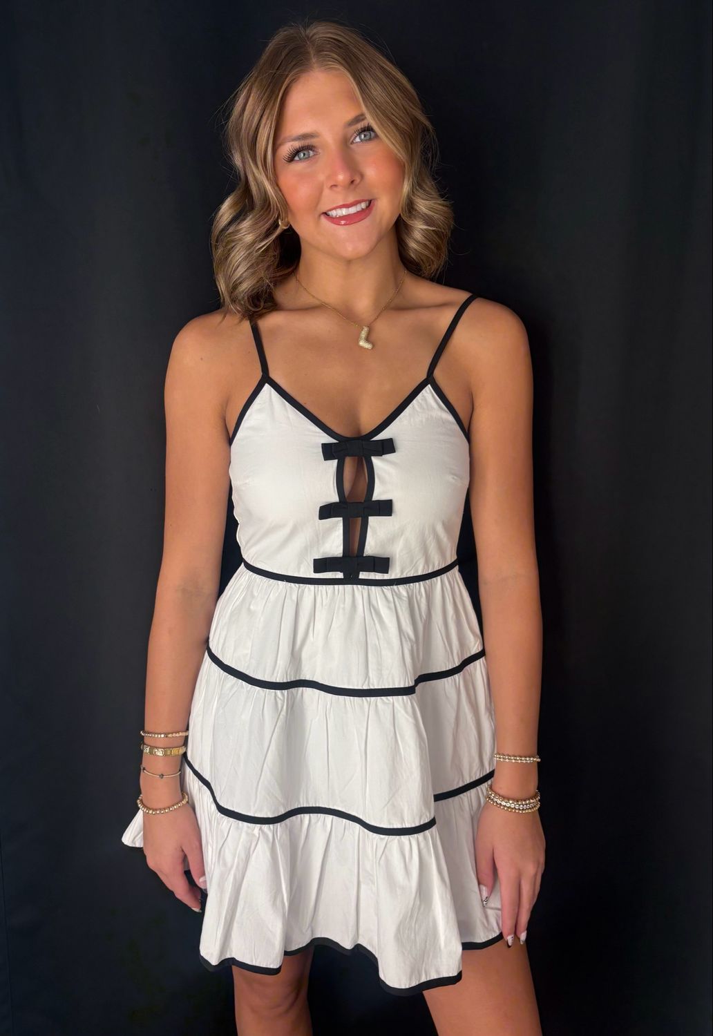Sweet Suzanne Tie Front Dress