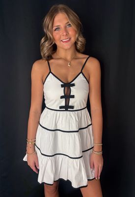 Sweet Suzanne Tie Front Dress