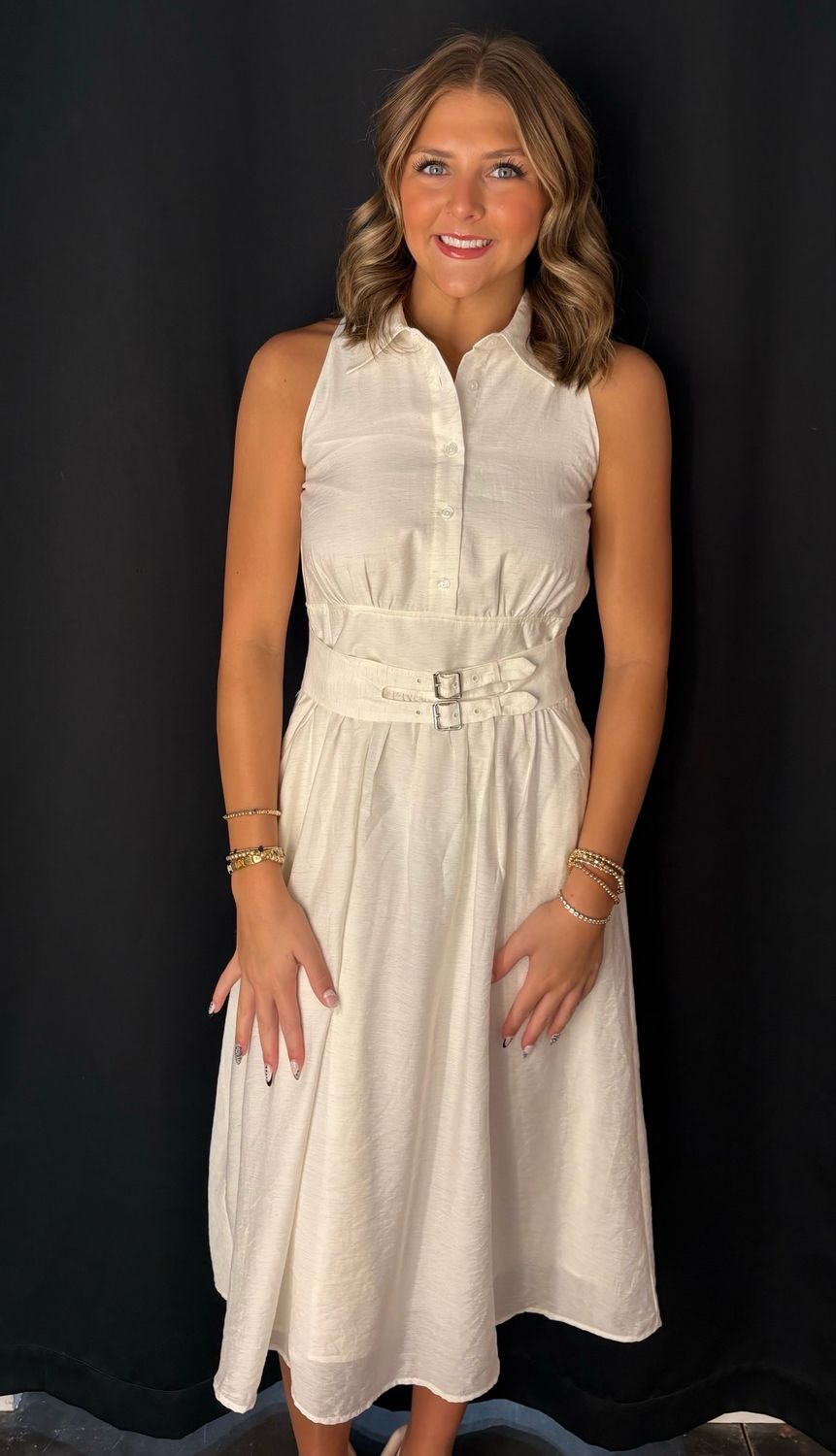 Janie Belted Shirt Dress