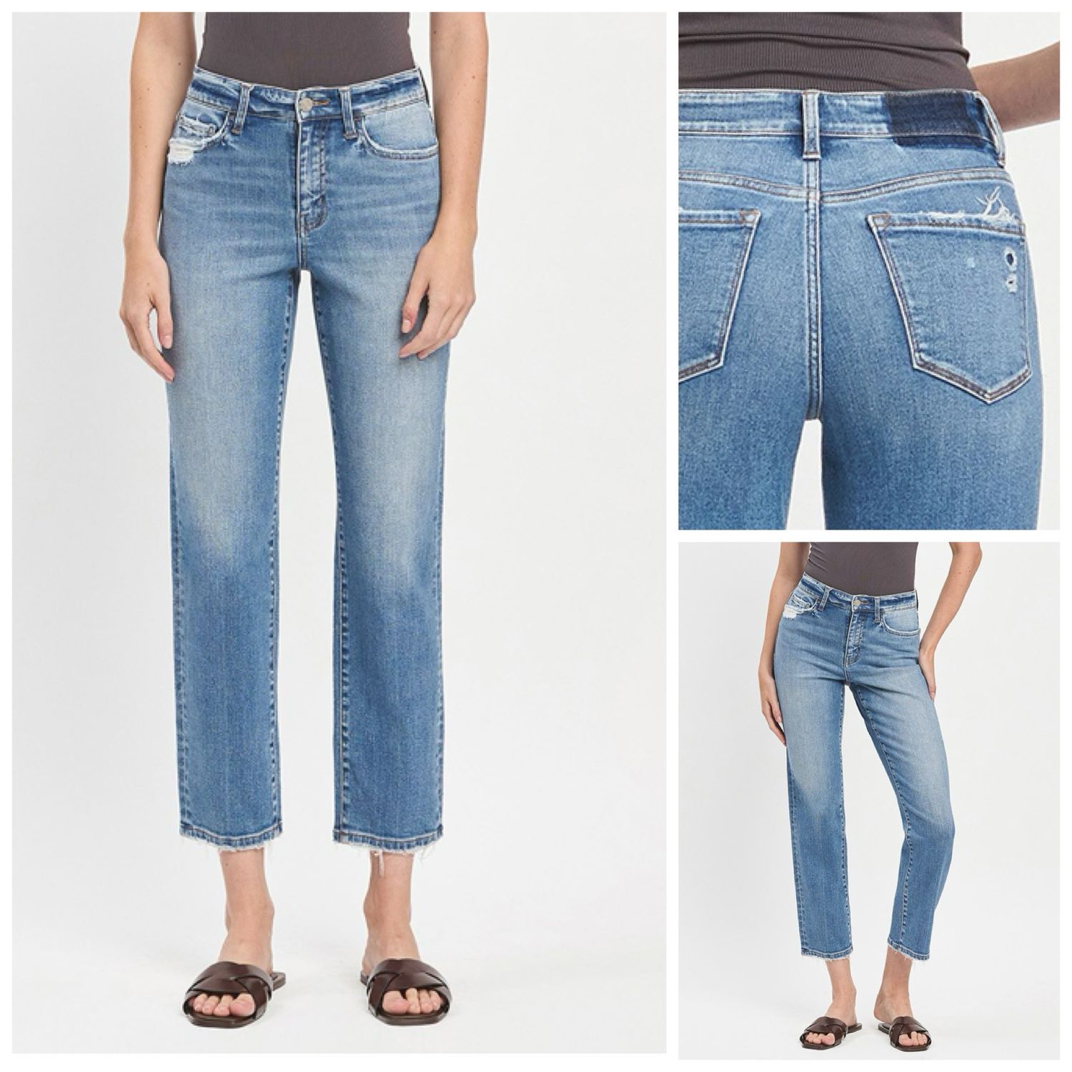 Bardot High Rise Taper Jean