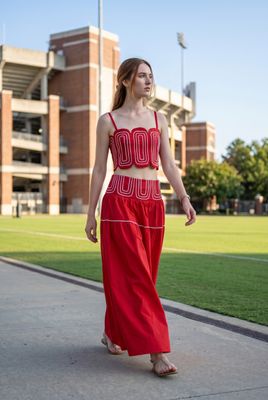 Game Day In Norman Set-Red