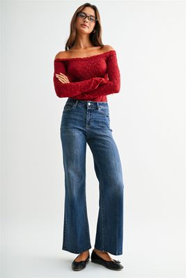 Lucky Mid Rise Wide Leg