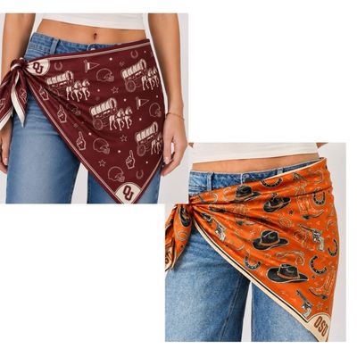 Game Day Square Scarves