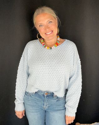 Poppi Sweater-Blue