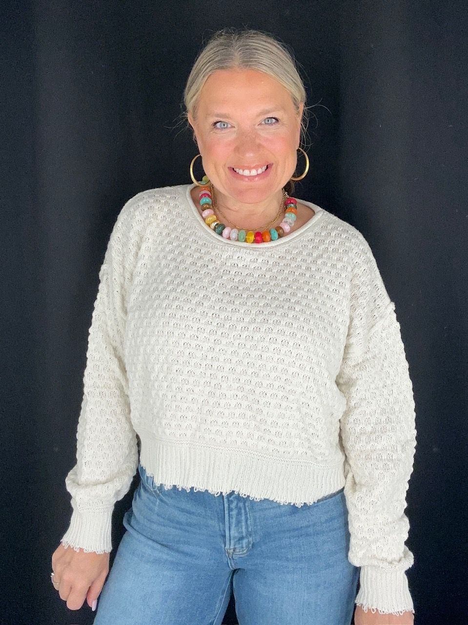 Poppi Sweater-Cream