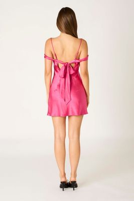 Blakley Off Shoulder Mini-Pink