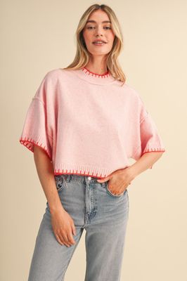 Stitched Marli Mock-Lt Pink