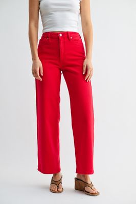 Red Vintage Straight Jean