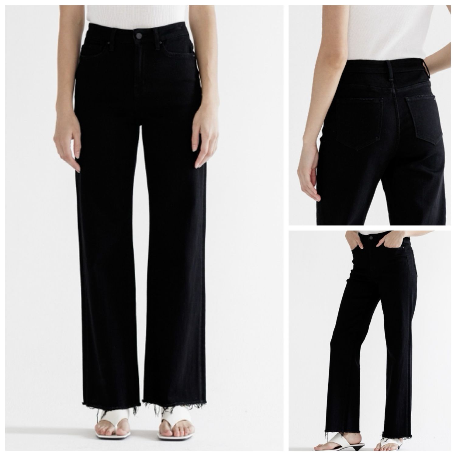 Blk Cat Wide Leg