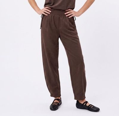 Darla Barrel Pants-Choc