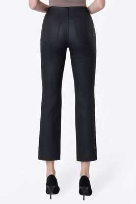 Coated Hi Rise Slim Straight