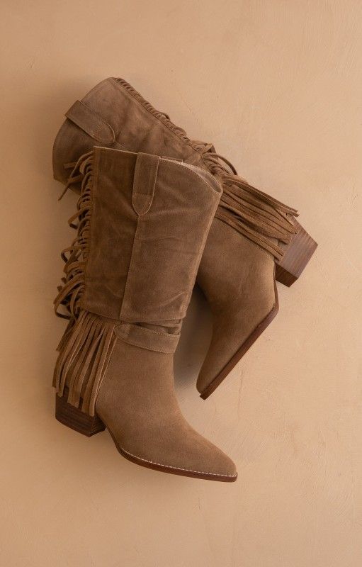 Louise Fringe Boot