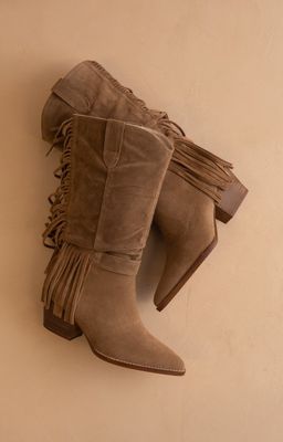 Louise Fringe Boot