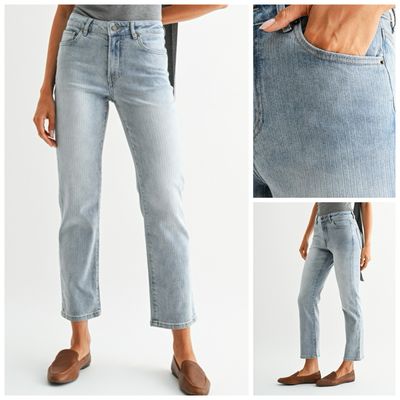 Cloud Stripe Jean