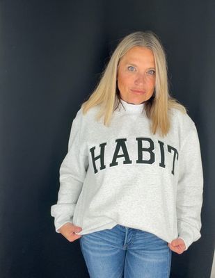 HABIT Mock Neck-Blk