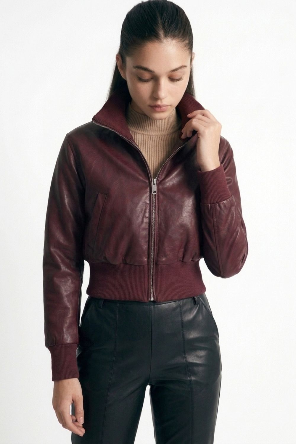 Kris Vegan Bomber Jkt-Burg