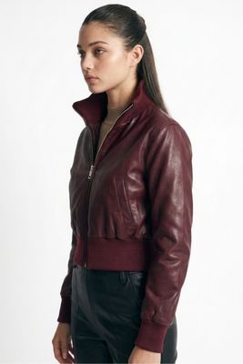 Kris Vegan Bomber Jkt-Burg