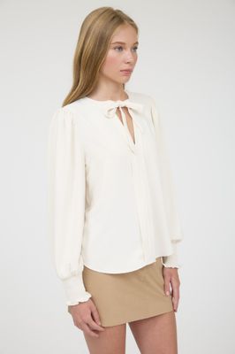 Baily Smocked Cuff Top