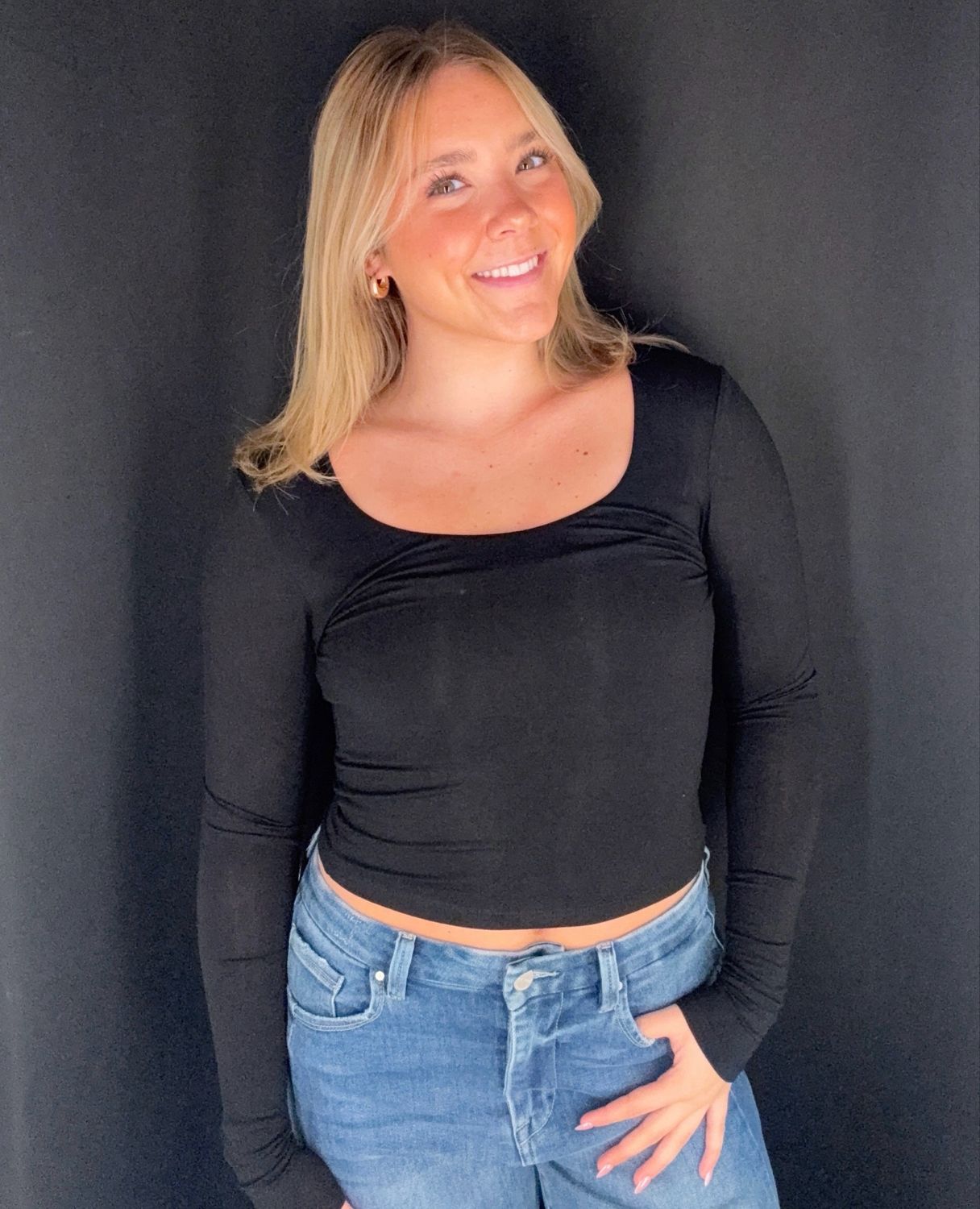 Double Time Top-Blk