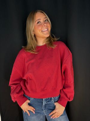 Star Struck Pullover-Red