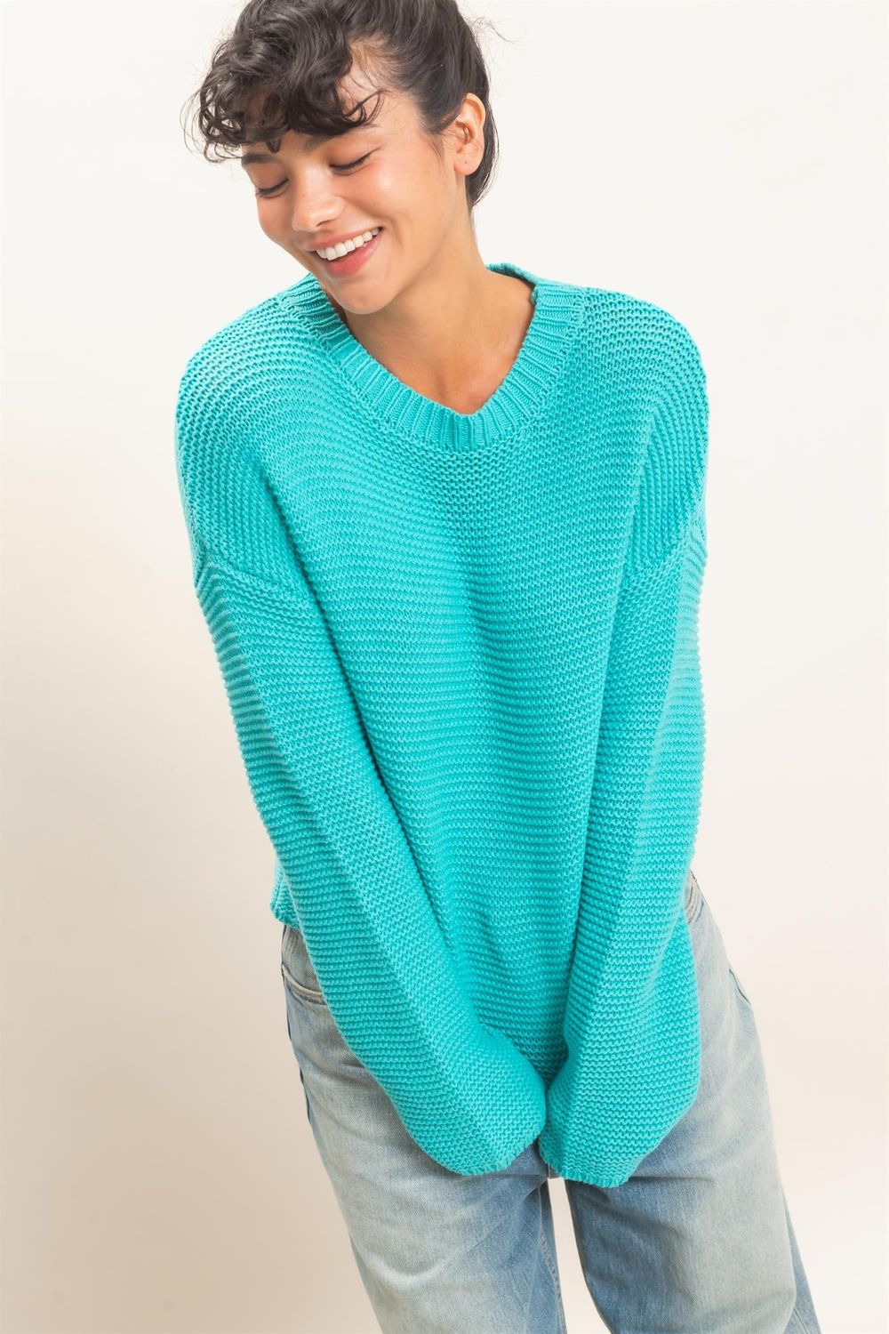 Luci Sweater-Teal