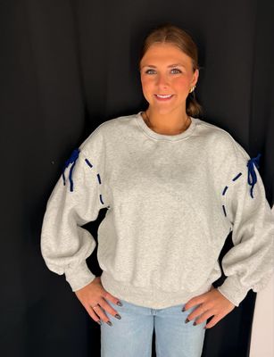 Bow Sleeve Pullover