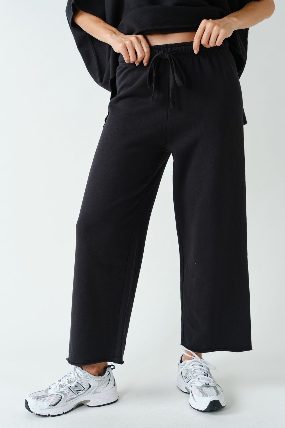 Macy Wide Leg-Black