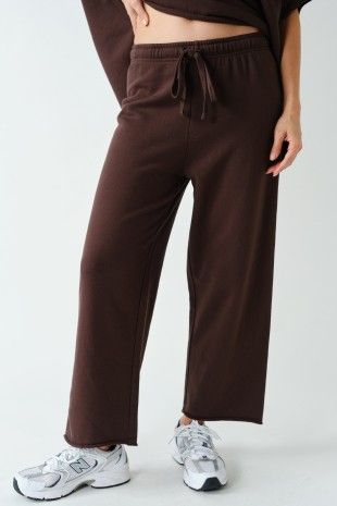 Macy Wide Leg-Choc