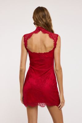 Lacie Bodycon Dress-Red