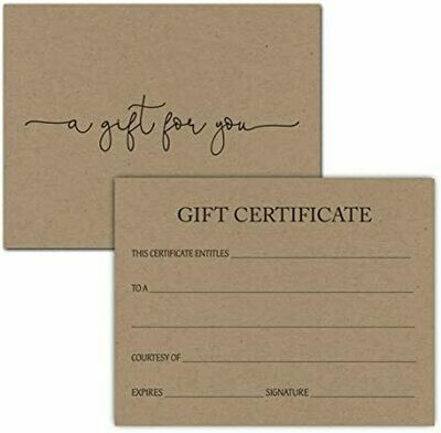 $175 Gift Certificate