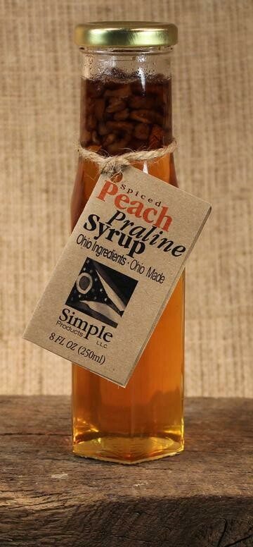 Syrup Peach Praline (8 oz) $8.95