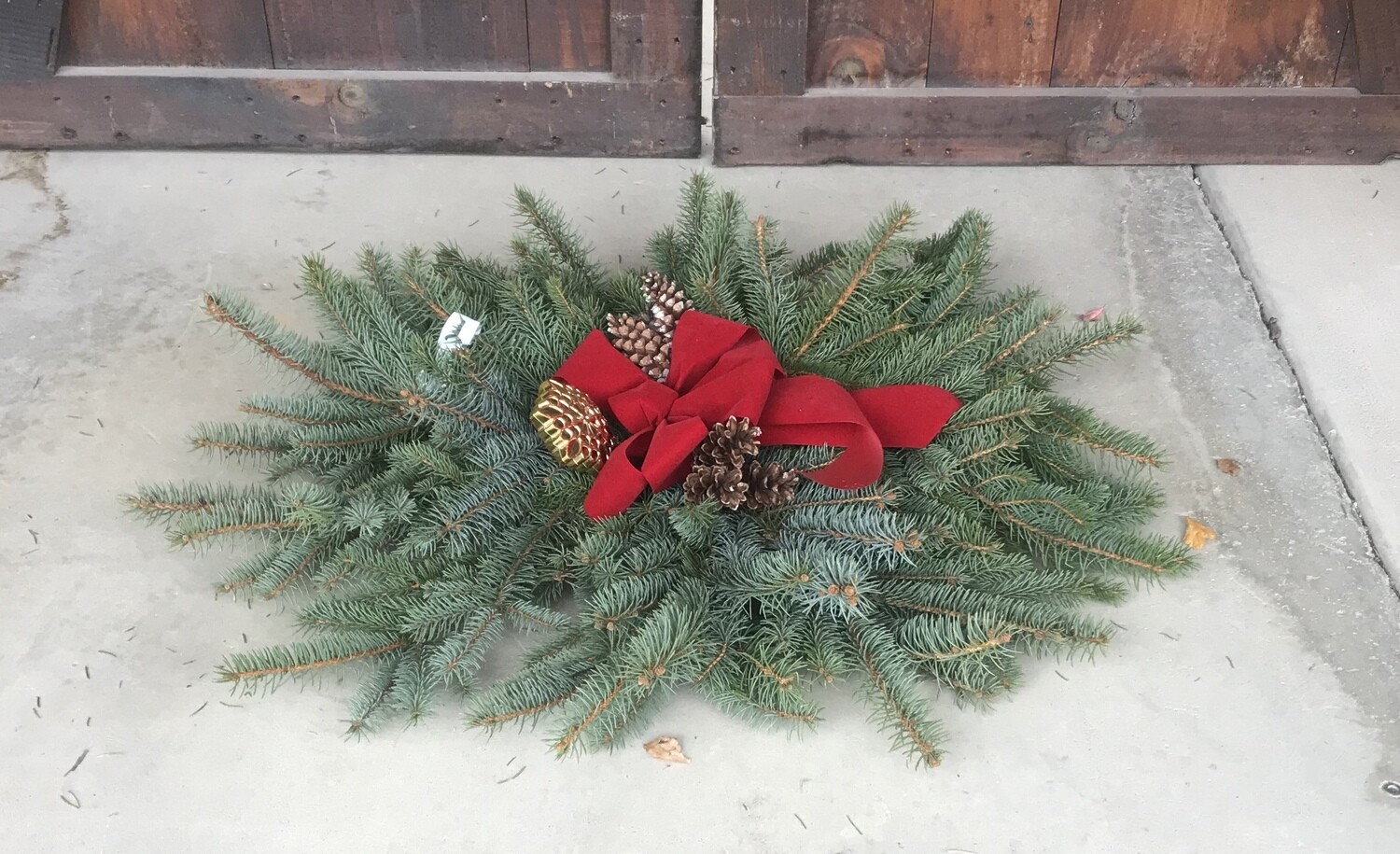 $39.99 Small SPRUCE Grave Blanket DECORATED $39.99 Small SPRUCE Grave Blanket DECORATED