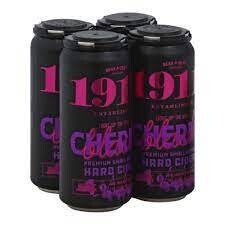 1911 Black Cherry Cider $3.50