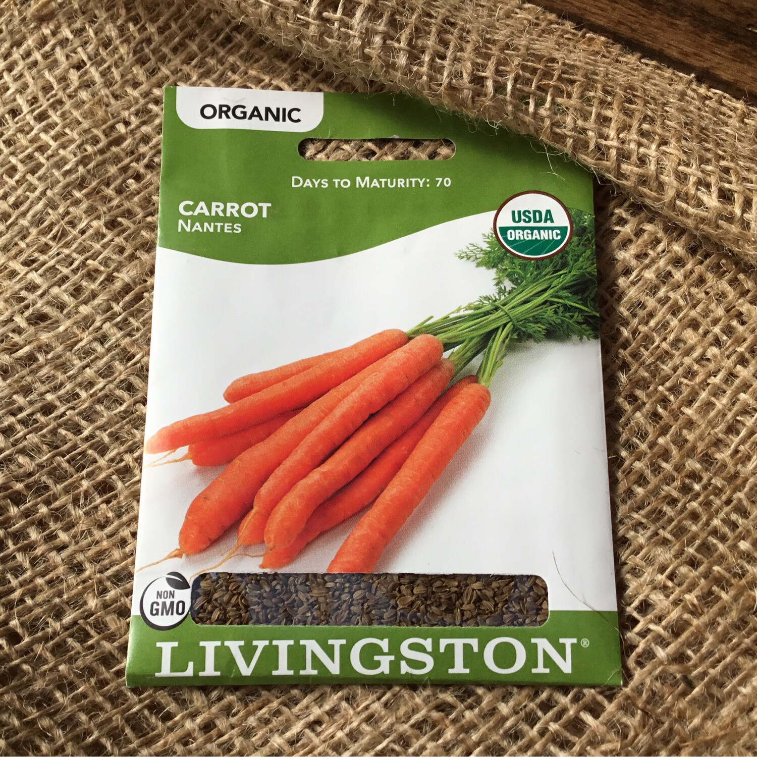 (Seed) Organic Carrot NANTES $3.79