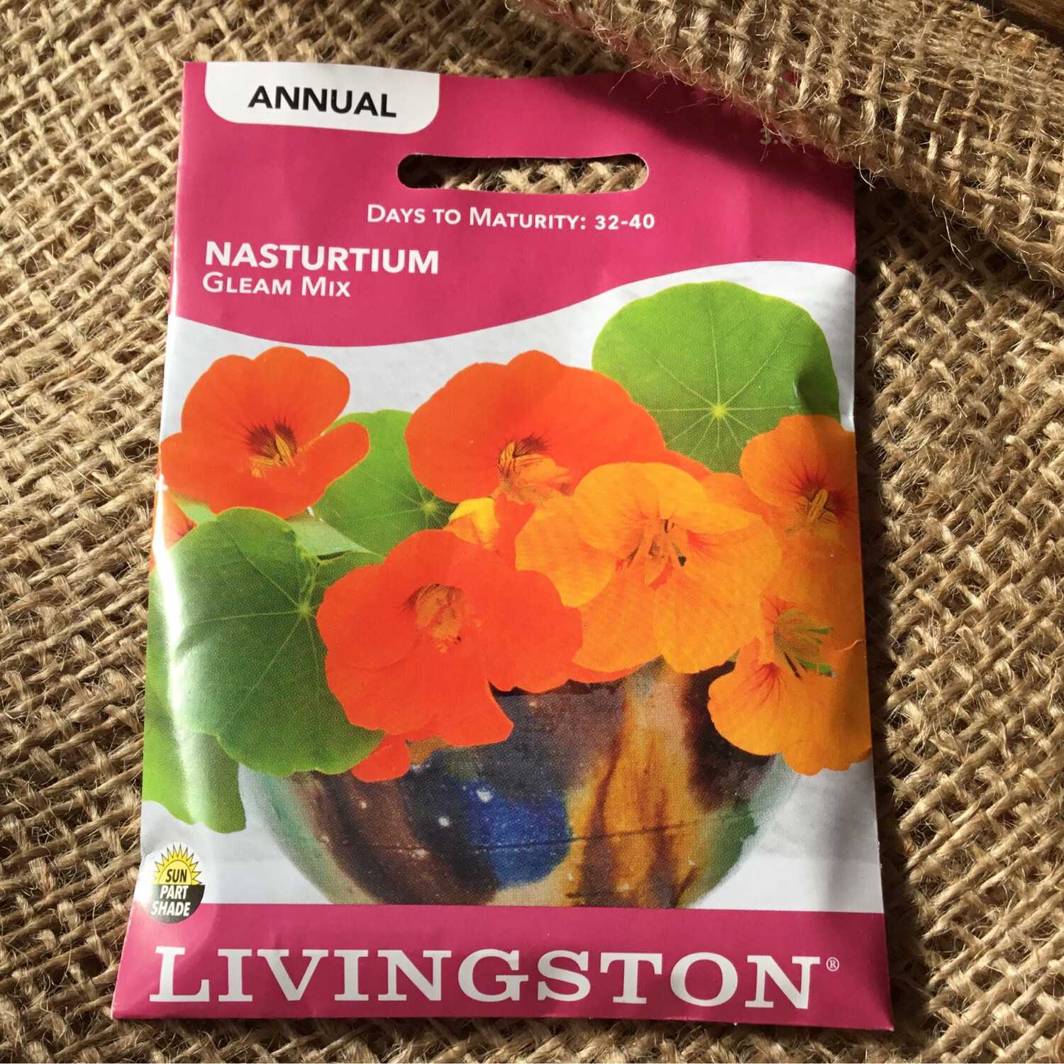 (Seed) Nasturtium GLEAM Mix $2.99